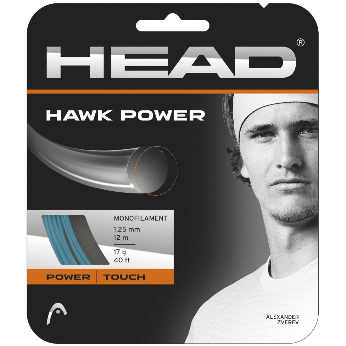HEAD HAWK POWER TENNIS STRINGS