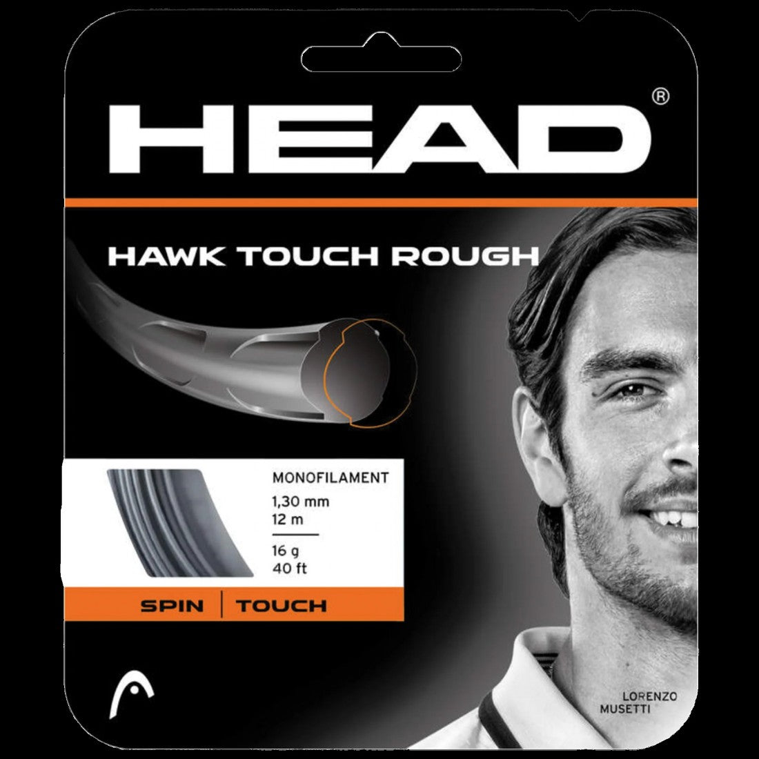 HEAD HAWK TOUCH ROUGH TENNIS STRINGS
