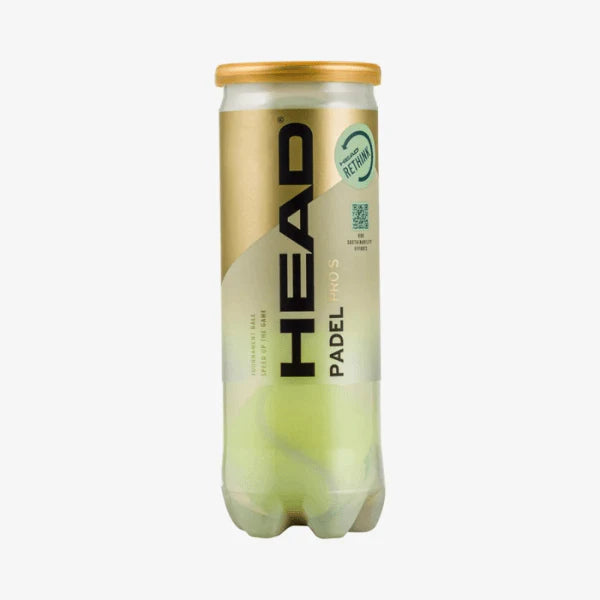 Head Padel Pro S Padel Balls (3 Ball Pack)