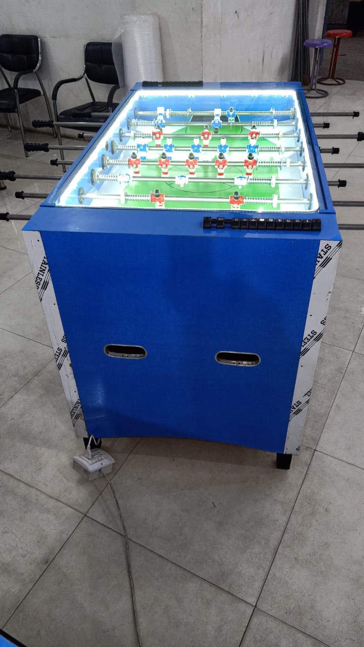 Foosball | Mini Soccer Table | Indoor Soccer Table | Foosball table | Home Foosball | Full Body Blue