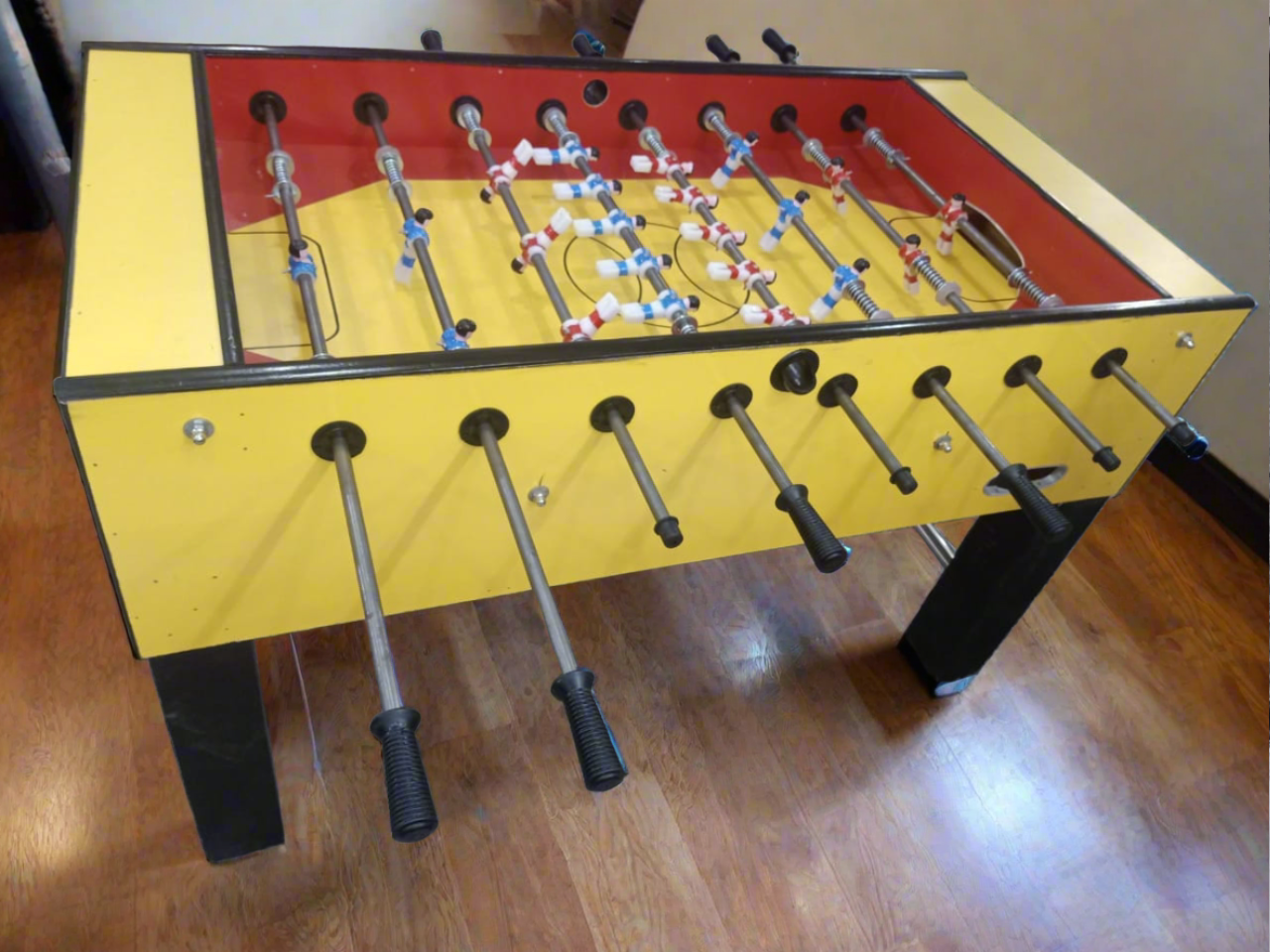 Foosball | Mini Soccer Table | Indoor Soccer Table | Foosball table | Home Foosball | Yellow