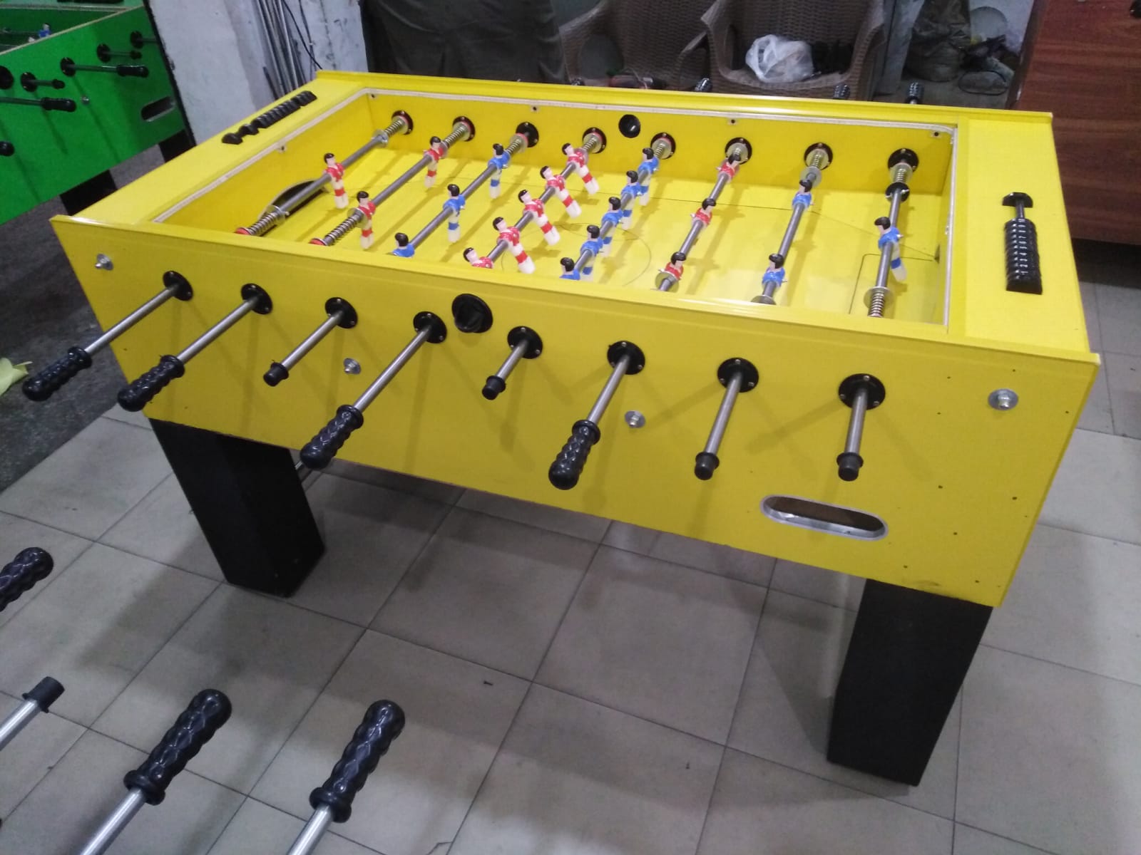 Foosball | Mini Soccer Table | Indoor Soccer Table | Foosball table | Home Foosball | Yellow