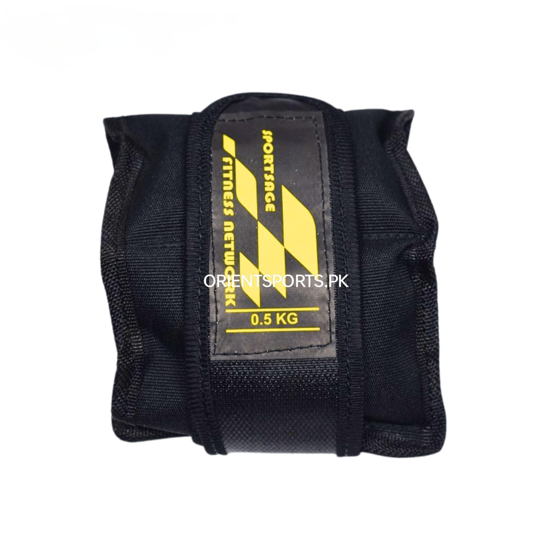 Ankle & Wrist Weight Pair 0.5KG to 5KG - Black (Pack of 2 )