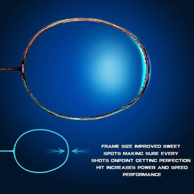 Maxbolt Superstar LT Rainbow Limited Edition Badminton Racket - Sports Zone