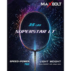 Maxbolt Superstar LT Rainbow Limited Edition Badminton Racket - Sports Zone