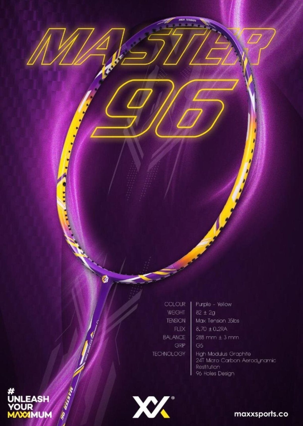MAXX Master 96 Badminton Racket - Sports Zone