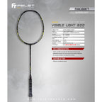 Felet Visible Light 800 Badminton Racket - Sports Zone