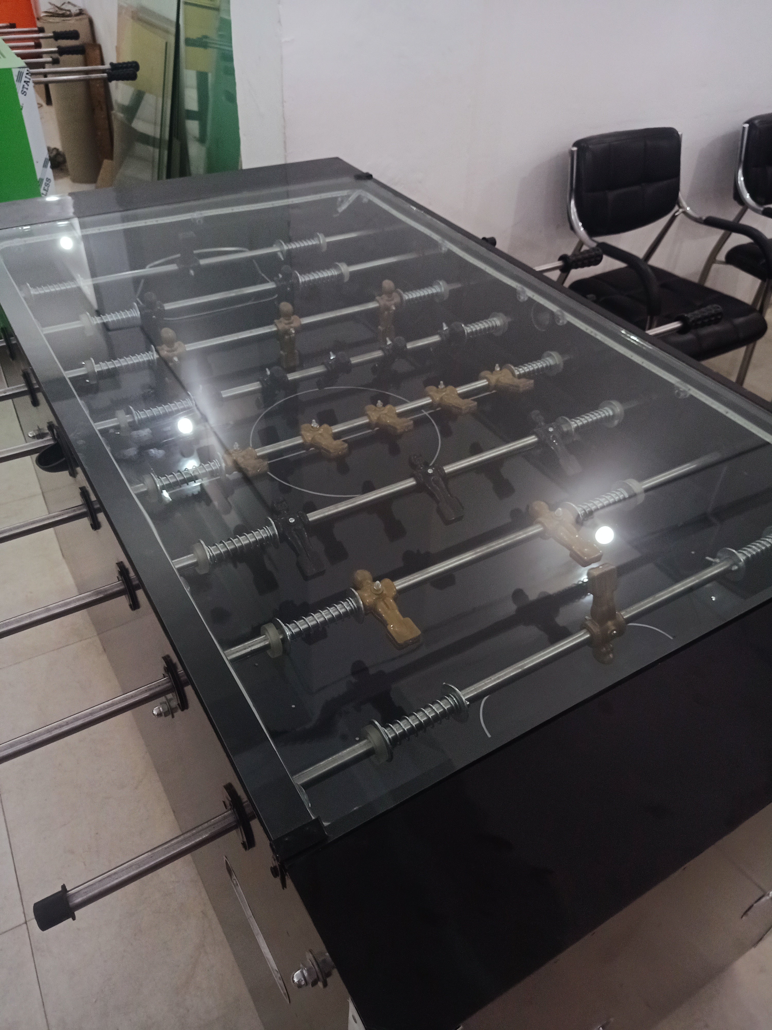 Black Special Foosball | Mini Soccer Table | Indoor Soccer Table | Foosball table | Home Foosball | Full Body Black
