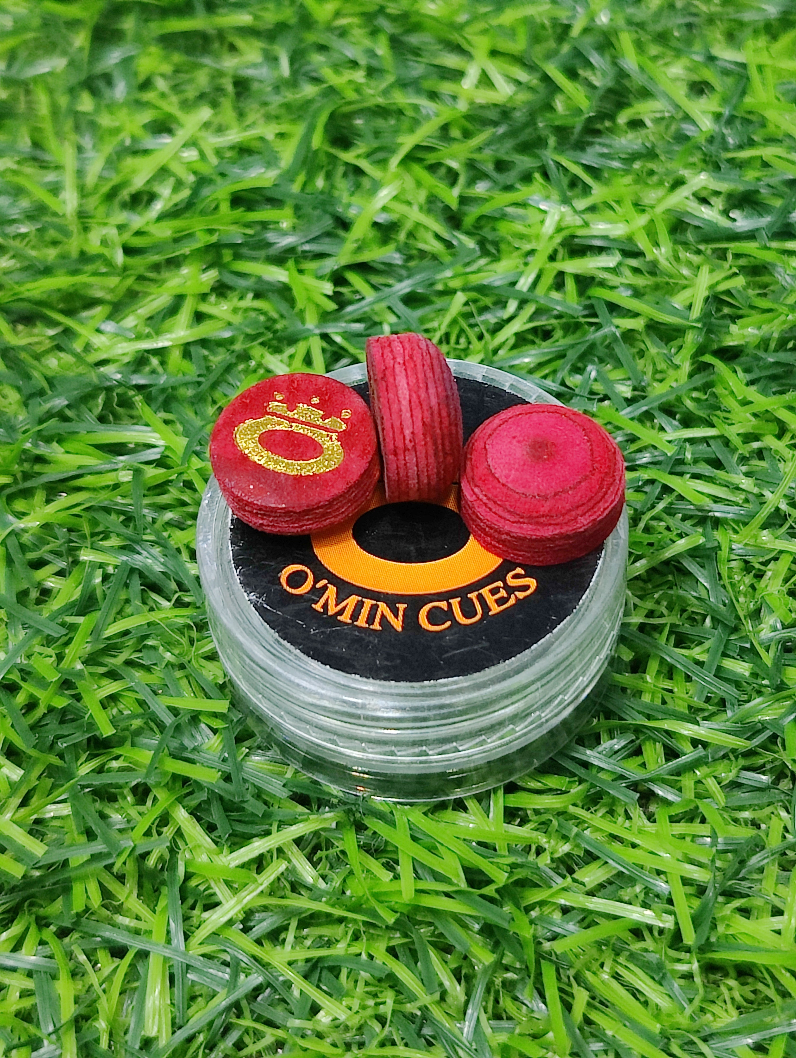 Snooker Cue Stick Tip Omin Red 10mm