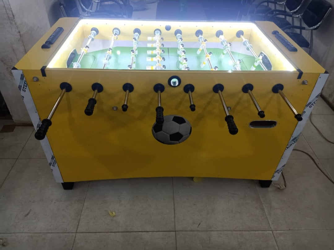 Foosball | Mini Soccer Table | Indoor Soccer Table | Foosball table | Home Foosball | Full Body Yellow