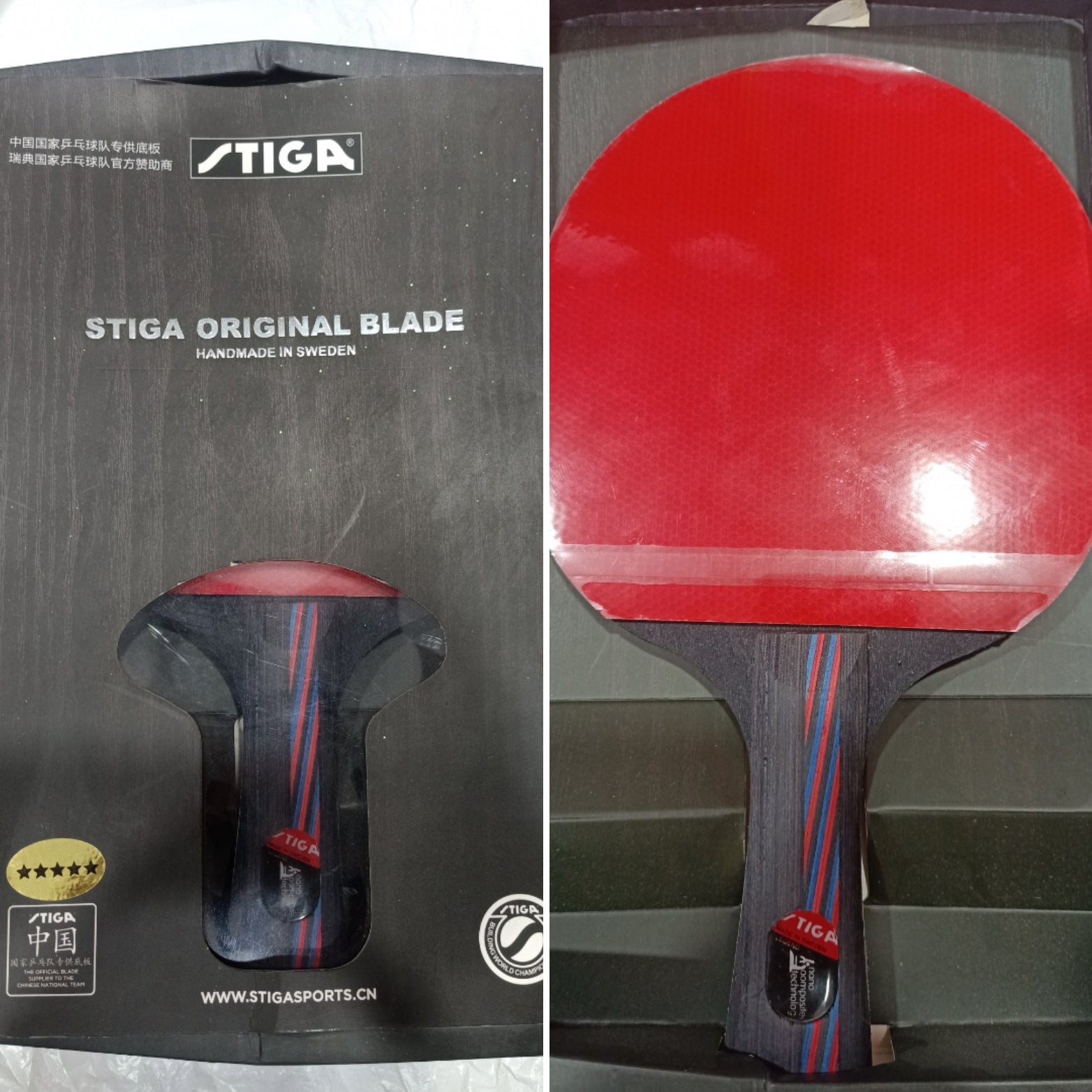 Table Tennis Racket Stiga 5 Star