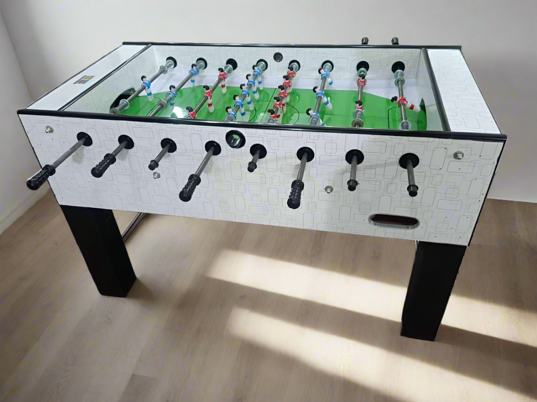 Foosball | Mini Soccer Table | Indoor Soccer Table | Foosball table | Home Foosball | White