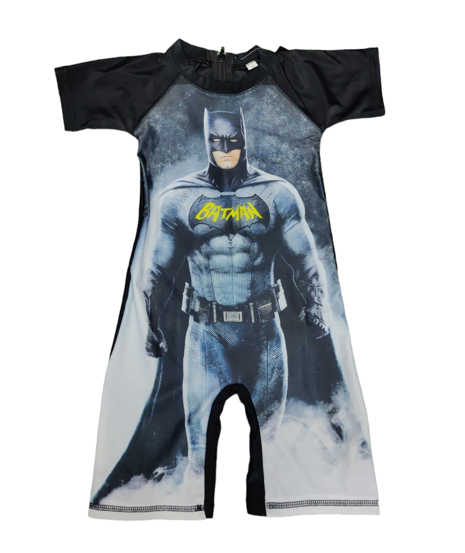 Swimming Costume Half Sleeves & Half Legs Bat Man