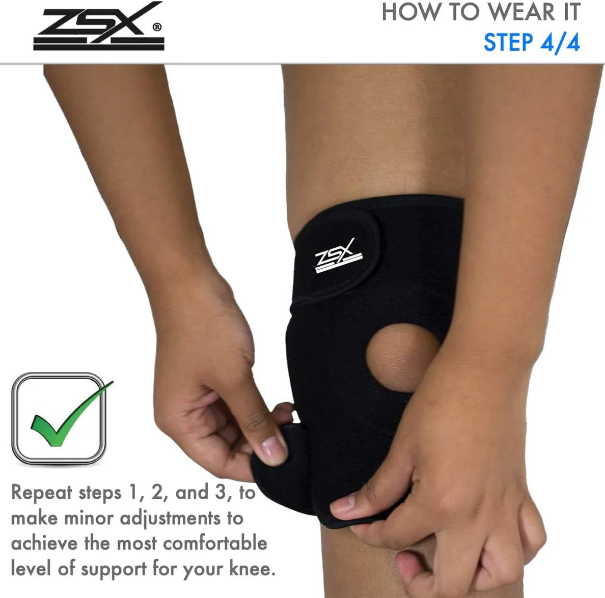 Knee Support Brace Open Patella - Pack of 1
