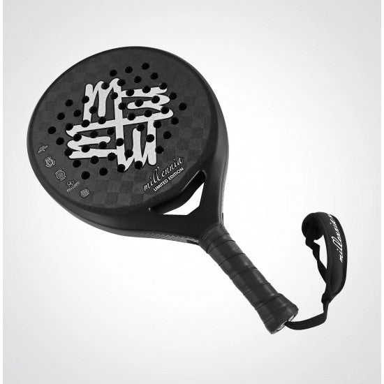 MILLENNIA LIMITED EDITION BLACK PADEL RACQUET by Millennia - Sports Zone