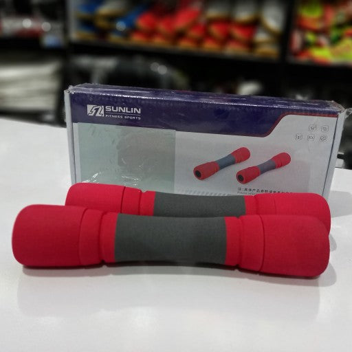 Foam Dumbbells 1Kg Pair Sunline | Ladies Dumbbells | Foam Padded Dumbbells