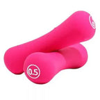 Liveup Dumbbell Bone Shape Neoprene 0.5kg x 2 - Pink