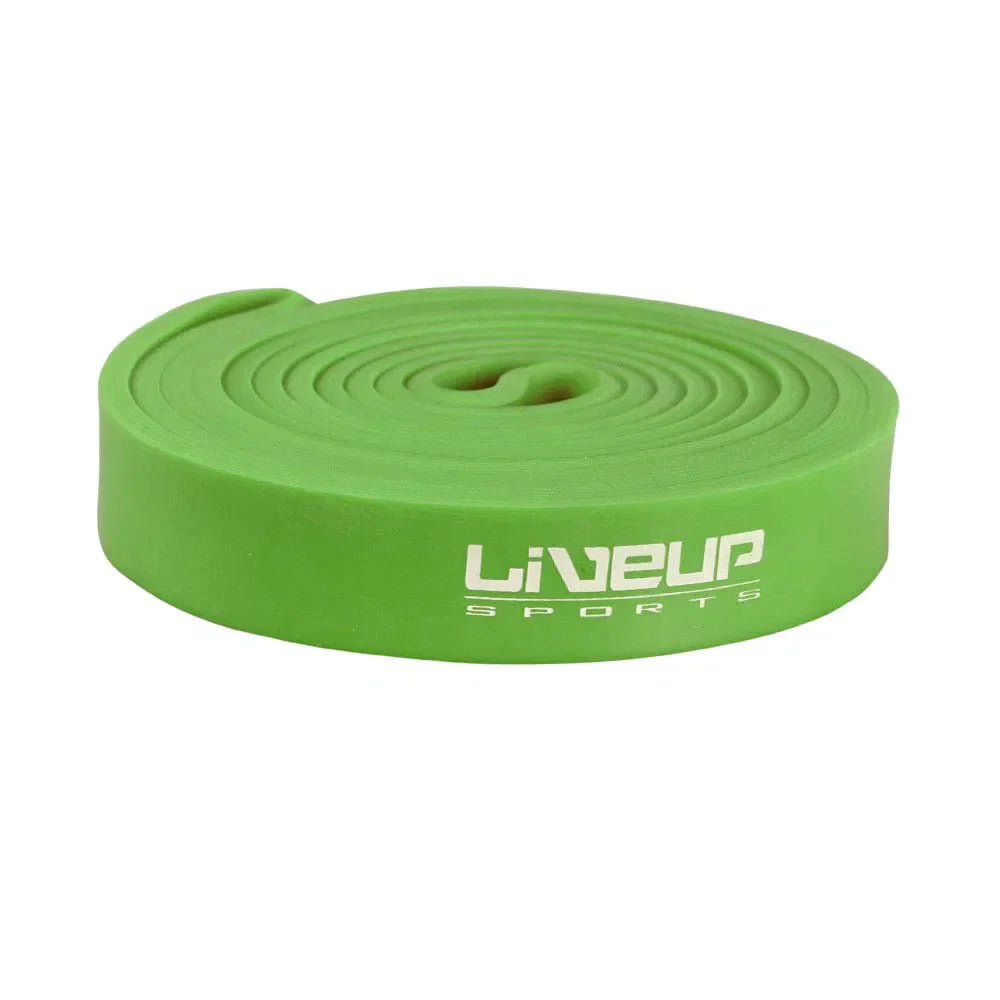 Liveup Resistance Loop Band Latex Heavey Green 32mm 35–85lbs LS3650