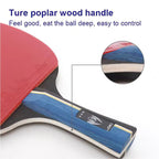 Loki Table Tennis Racket - Kirin 3-Star With Bag - Red/Black