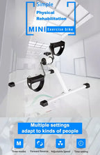 Mini Pedal Exerciser Cycle - White