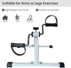 Mini Pedal Exerciser Cycle - White