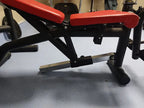 Commercial Weight Bench - Red/Black