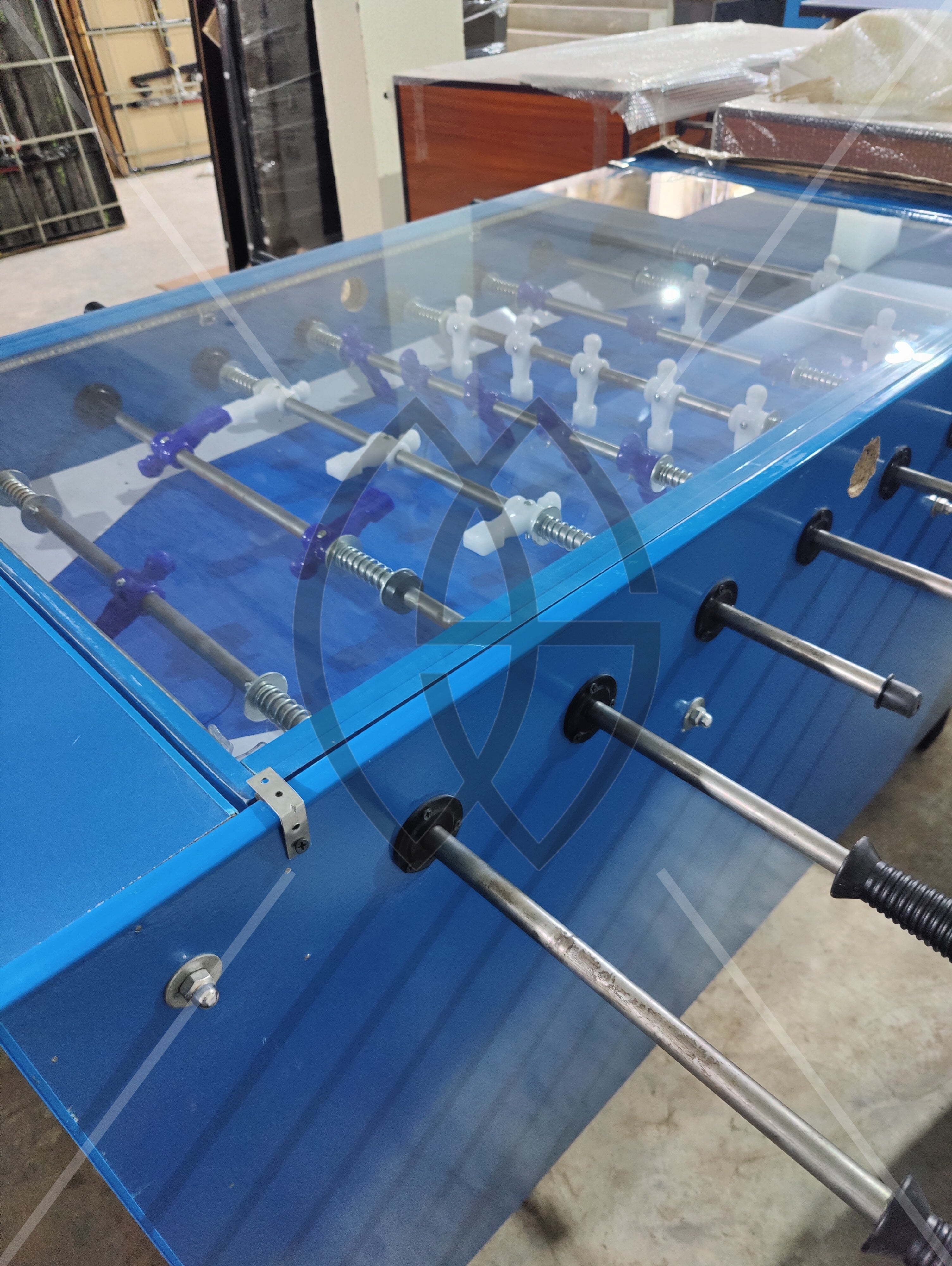 Foosball | Mini Soccer Table | Indoor Soccer Table | Foosball table | Home Foosball | Full Body Blue