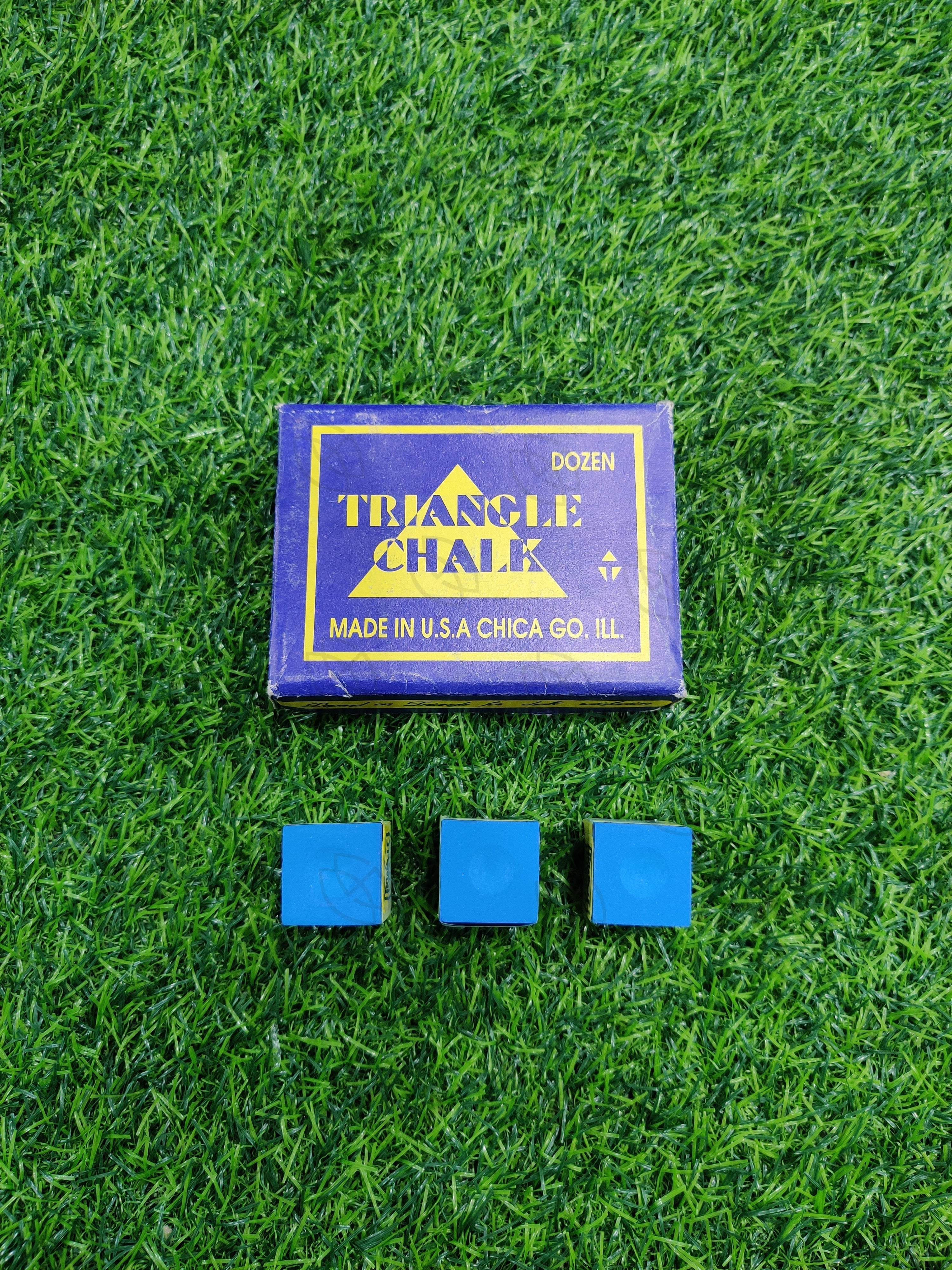 Snooker Chalk Triangle Blue