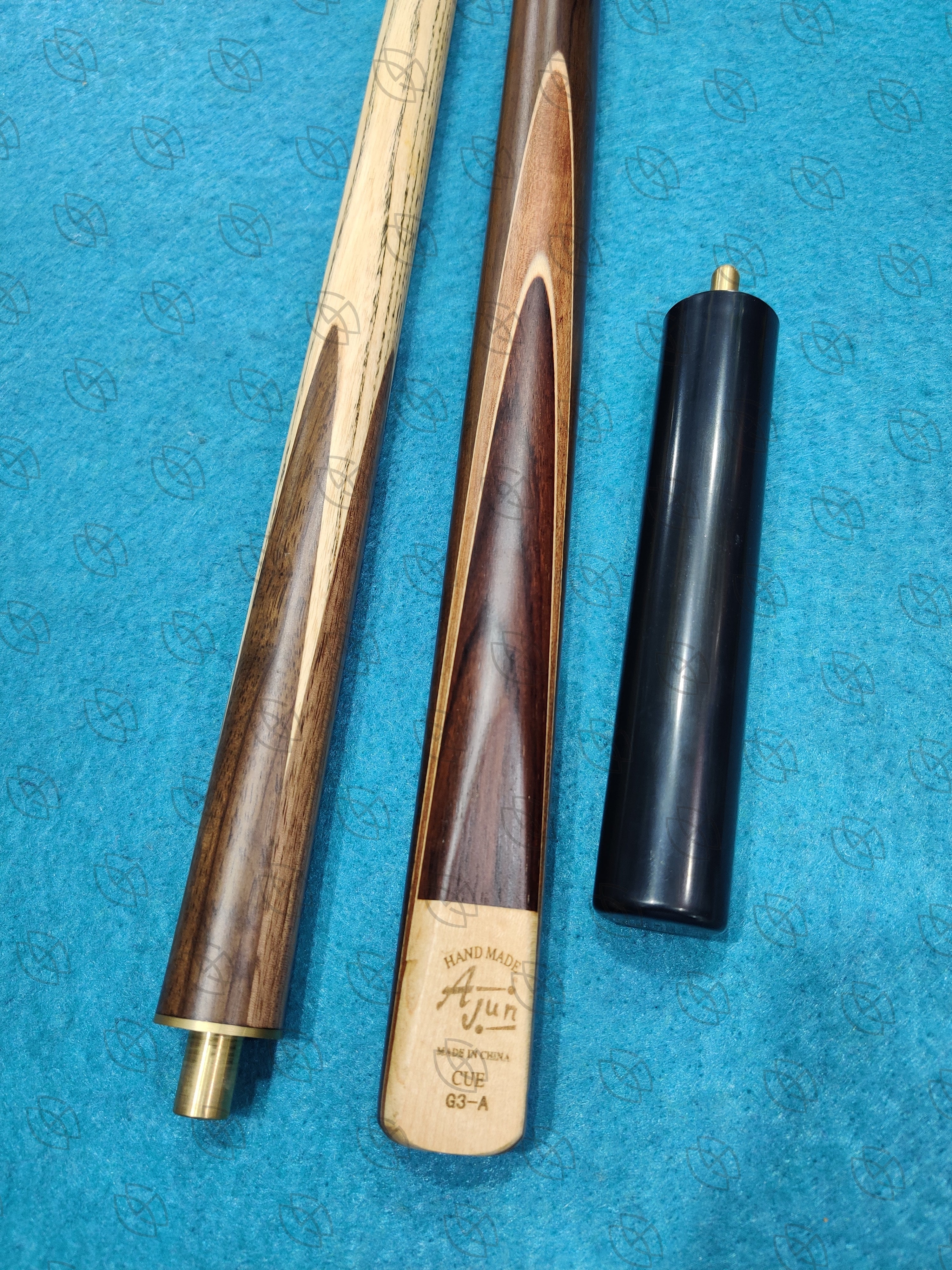 Snooker Cue Stick Ajun 3 Piece Hand Made China Original With Box