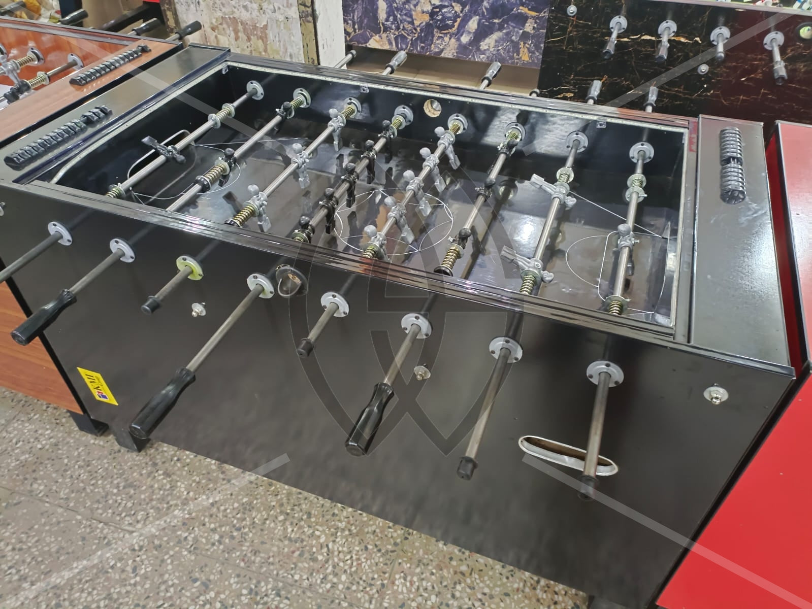 Black Special Foosball | Mini Soccer Table | Indoor Soccer Table | Foosball table | Home Foosball | Full Body Black