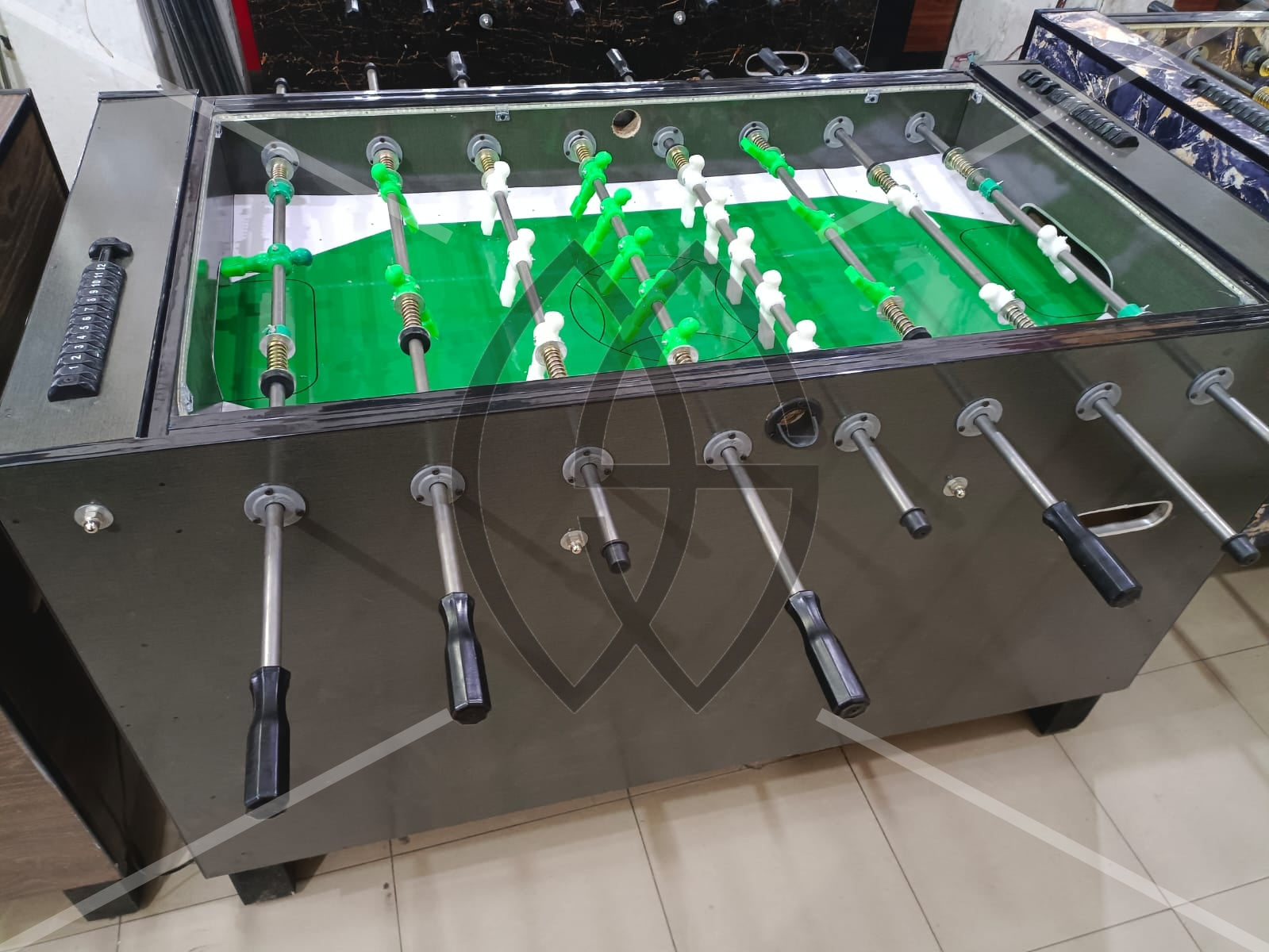 Foosball | Mini Soccer Table | Indoor Soccer Table | Foosball table | Home Foosball | Full Body Gray