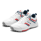 SOLM8 S1 Cricket Shoes - Red Blue
