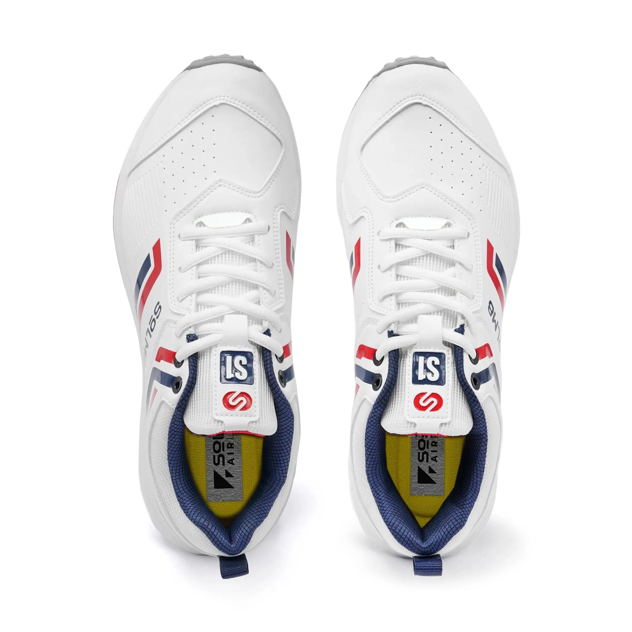 SOLM8 S1 Cricket Shoes - Red Blue