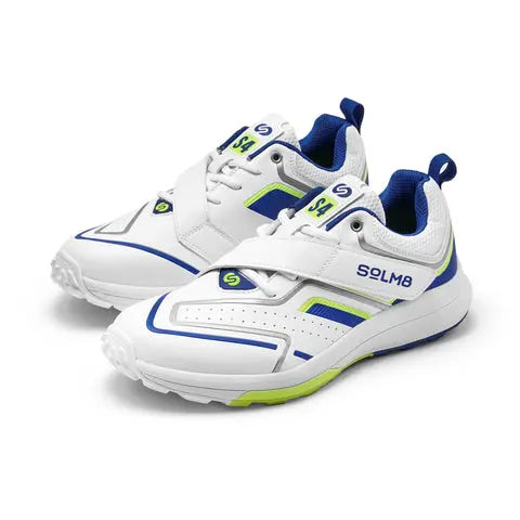 SOLM8 S4 Cricket Shoes - Lime Blue