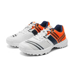 SOLM8 Cricket And Turf Shoes - S8 3.0 White/Orange