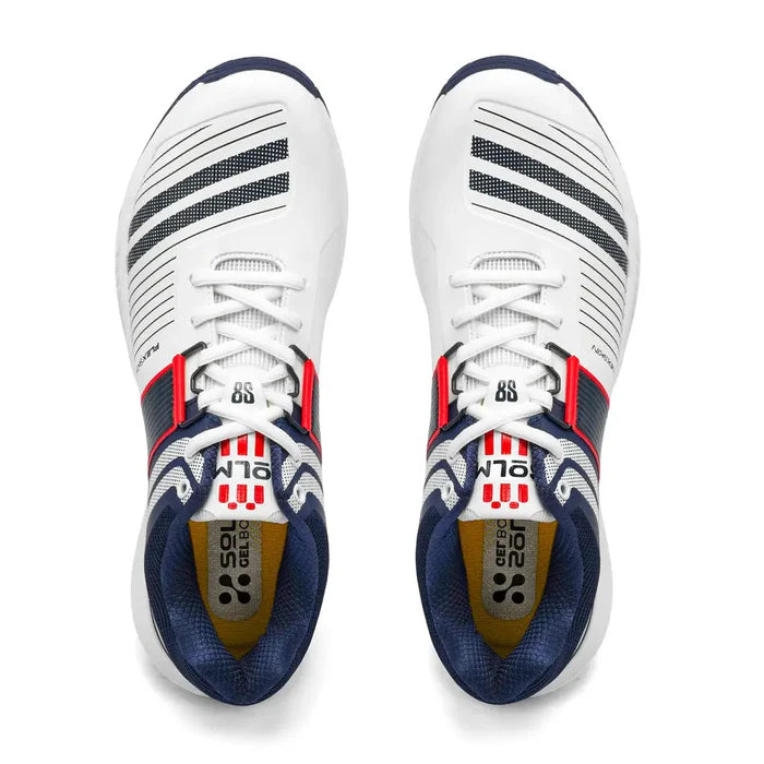 SOLM8 Cricket And Turf Shoes - S8 3.0 White/Navy