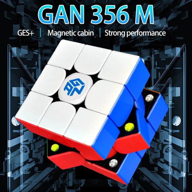 Rubik's Cube 3x3 Gan 356 M Sticker less