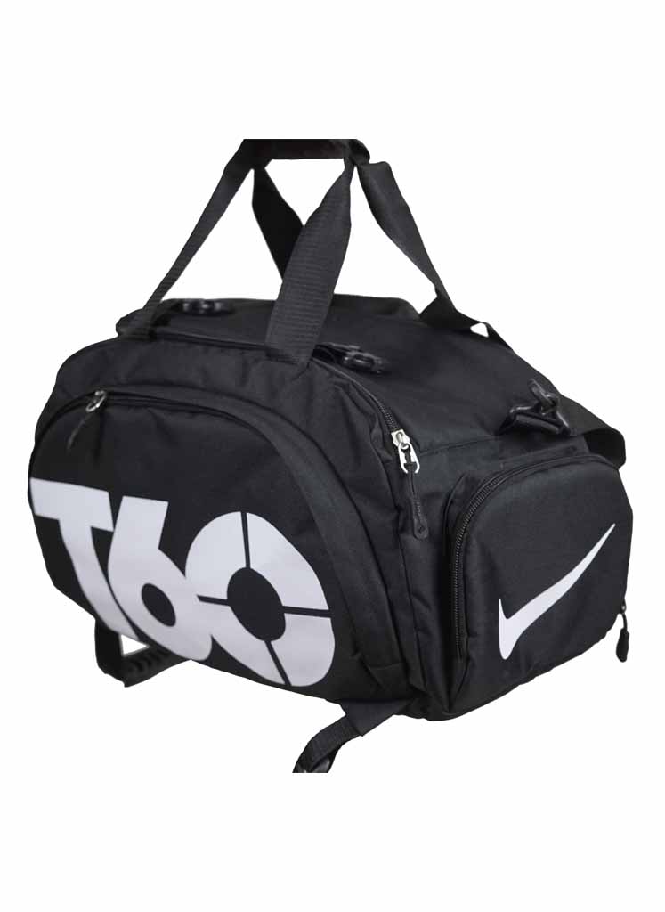 T60 Backpack 2 in 1 Bag - Black - Sports Zone