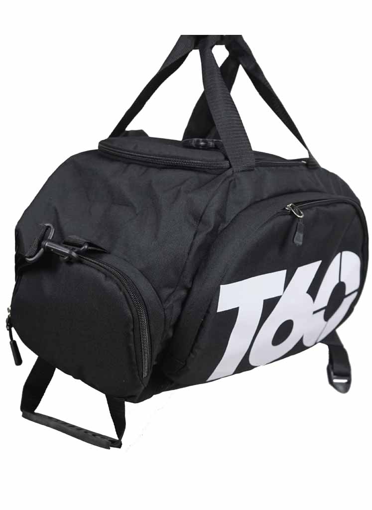 T60 Backpack 2 in 1 Bag - Black - Sports Zone