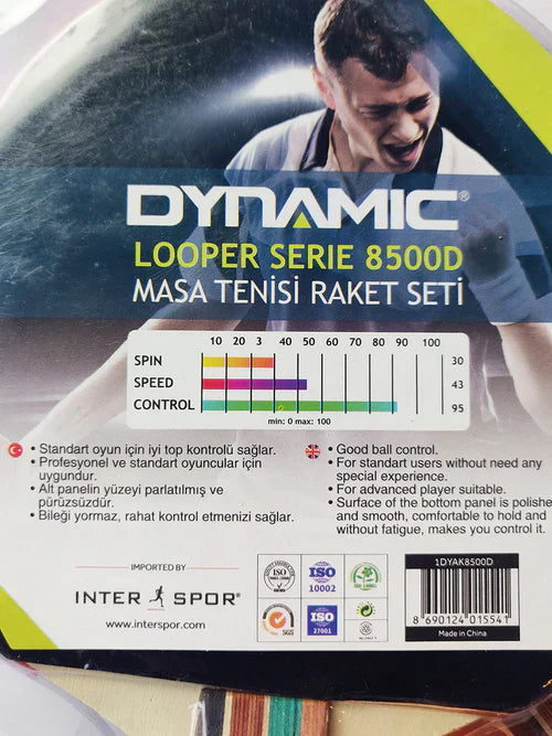 Table Tennis Racket Pair With 3 Balls Simple