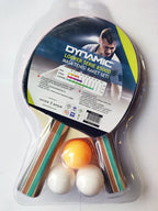 Table Tennis Racket Pair With 3 Balls Simple