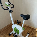 Apple Fitness Bike | Spinning Exercise Bicycle Magnetic Resistances With LED Monitor - Upright Bike