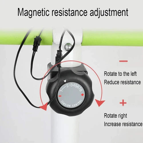 Apple Fitness Bike | Spinning Exercise Bicycle Magnetic Resistances With LED Monitor - Upright Bike