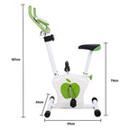 Apple Fitness Bike | Spinning Exercise Bicycle Magnetic Resistances With LED Monitor - Upright Bike