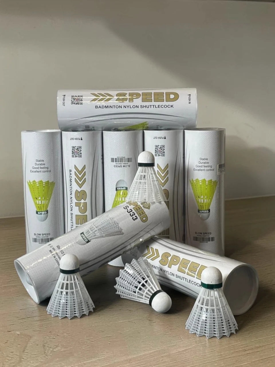 Speed Badminton Shuttlecock pack of 6