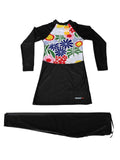 SWIMMING COSTUME WOMEN BURKINI 2PC PRINTED