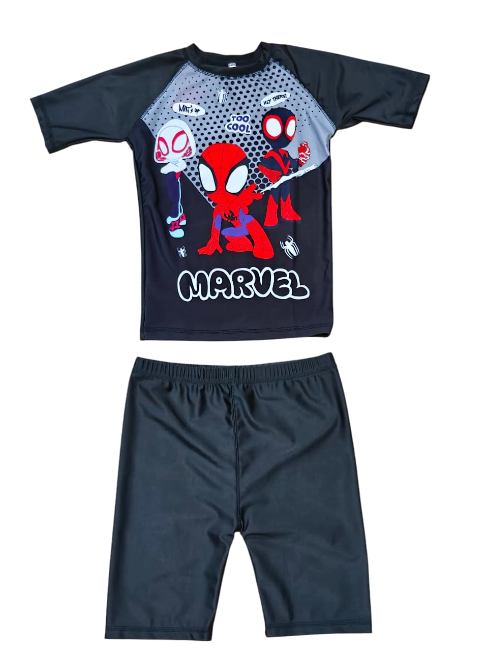 SWIMMING COSTUME 2PC KIDS HALF SLEAVES AND HALF LEGS