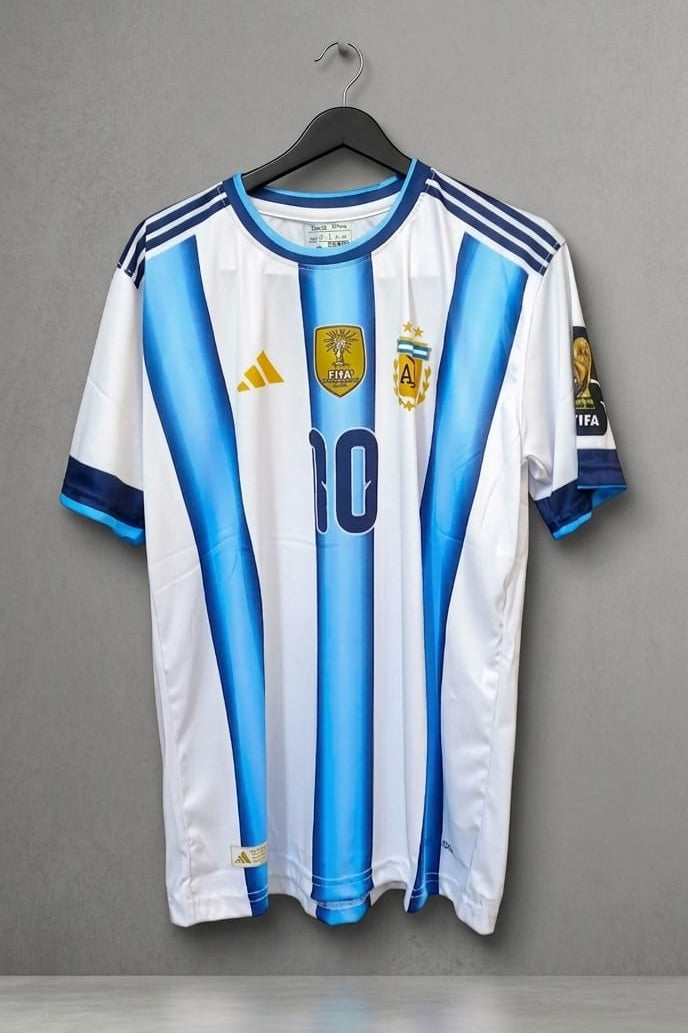 ARGENTINA HOME FIFA CUP JERSEY-MESSI 10