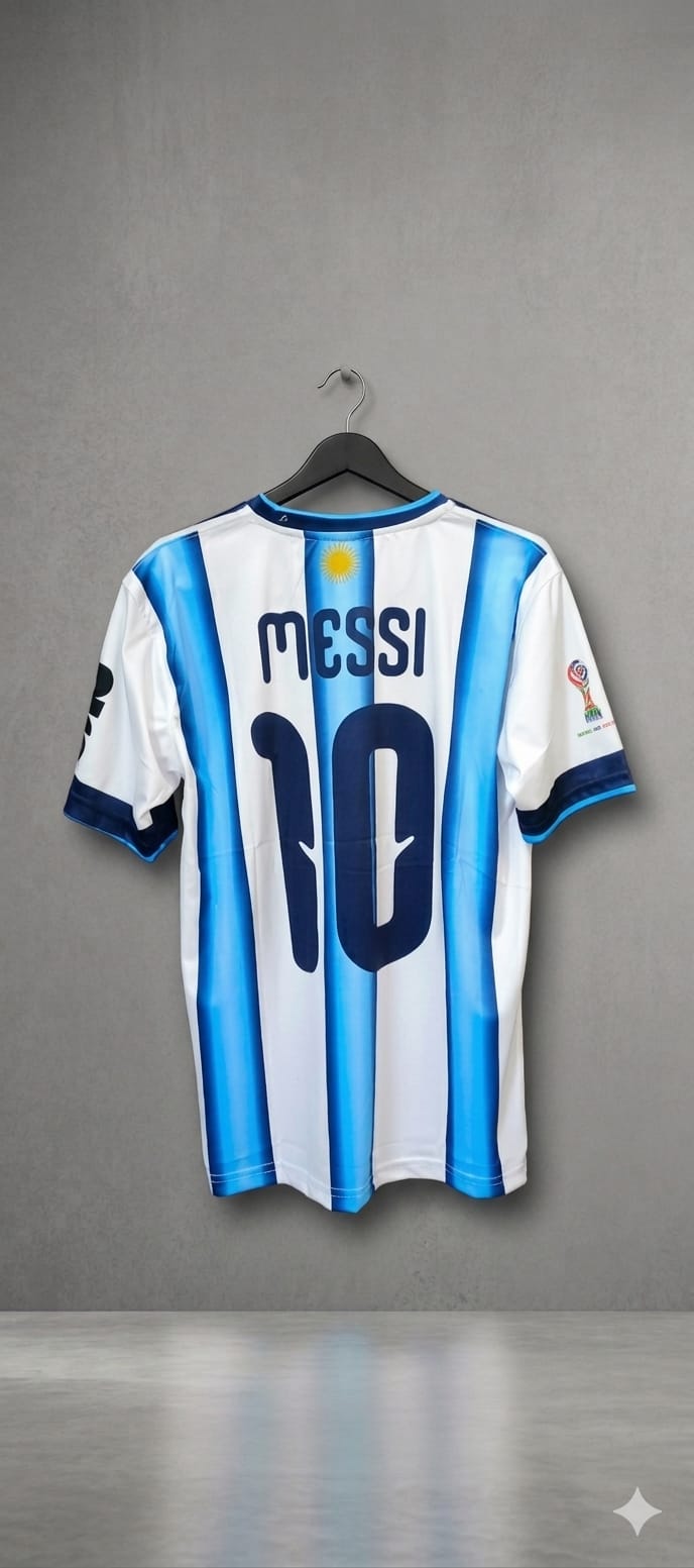 ARGENTINA HOME FIFA CUP JERSEY-MESSI 10