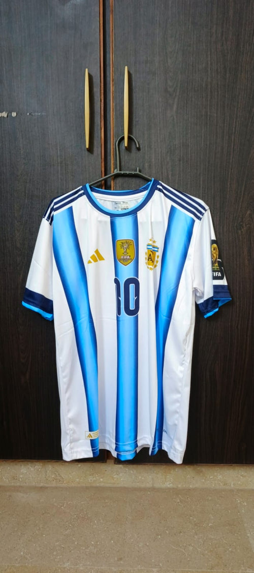 ARGENTINA HOME FIFA CUP JERSEY-MESSI 10